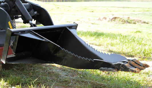 Loflin Fabrication Mini Skid Steer Stump Bucket